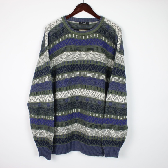 CHRISTIAN DIOR Monsieur Mens Vintage Sweater LARGE - Picture 6 of 6